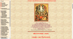 Desktop Screenshot of pagesorthodoxes.net