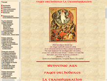 Tablet Screenshot of pagesorthodoxes.net